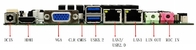 VGA HDMI LVDS EDP Mini ITX Placa base delgada Intel IOTG Elkhart Lake J6412 CPU