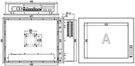 IPPC-1901T1 19&quot; PC industrial/pantalla táctil integrada ranuras de la PC de 1 extensión 2 del PCI del panel táctil o de PCIE