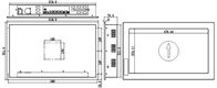 IPPC-2106TW2 21,5&quot; PC industrial del panel táctil que apoya serie de escritorio de las CPU I3 I5 I7 1 extensión del PCI o de PCIE