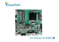 Zócalos delgados del microprocesador 2 X DDR4 TAN DIMM de Intel PCH H110 de la placa madre del ITX de ITX-H310DL118-2HDMI mini