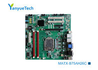 MATX-B75AH26C 2 placa madre de LAN Micro ATX del gigabit/placa madre 8 USB2.0 de Intel PCH B75 Matx