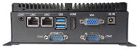 PC integrada Fanless 4 USB MIS-EPIC08 4G DDR4 3855U J1900 de la caja de COM 2