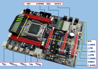 Ranura del ECC DIMM 5 del microprocesador 14 USB de la placa madre ATX-C602AH11E PCH C602 de ATX