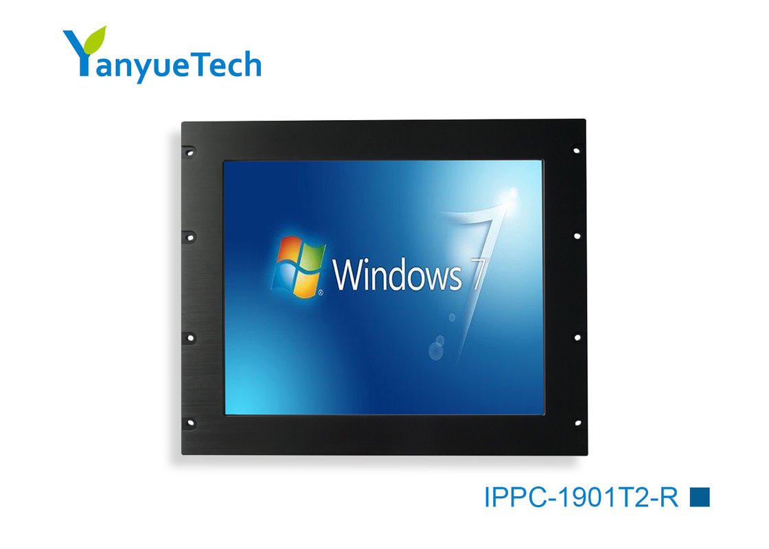IPPC-1901T3-R 19&quot; en el tablero del panel industrial de la pantalla táctil del estante pegan J1900 COM de la CPU 14