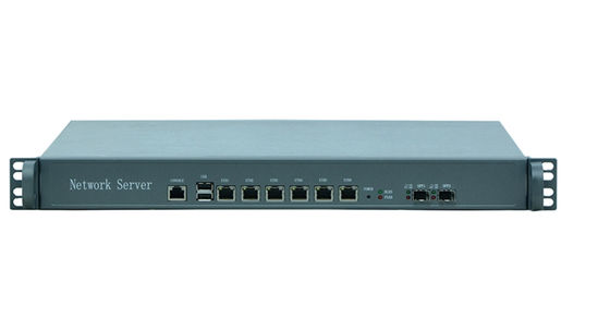 6 plataforma NSP-1966-2F de la seguridad de la red del LAN 2 Giga SFP de Intel Giga